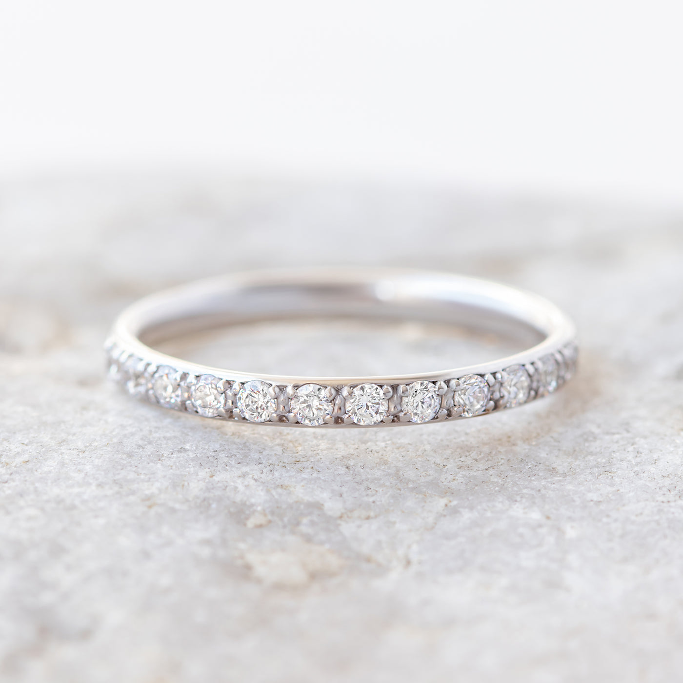 Amanda ~ Eternity Diamond Band