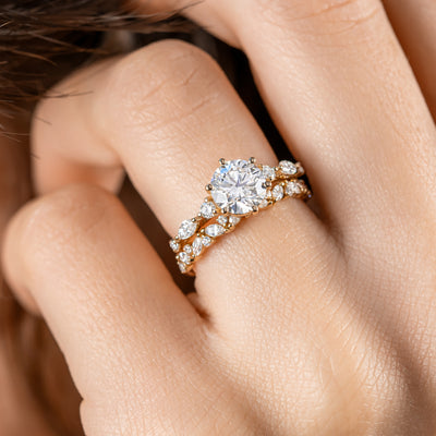 Haley ~ Diamond Wedding Band