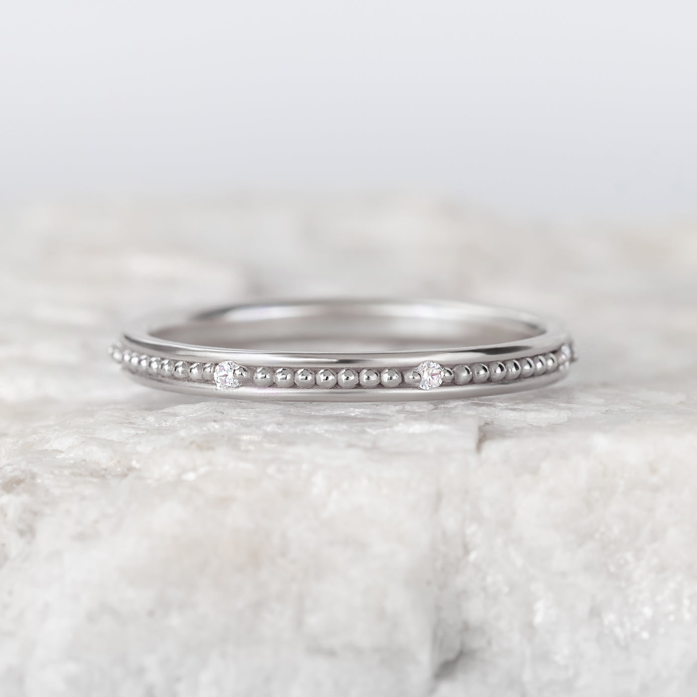 Colette ~ Diamond Wedding Band