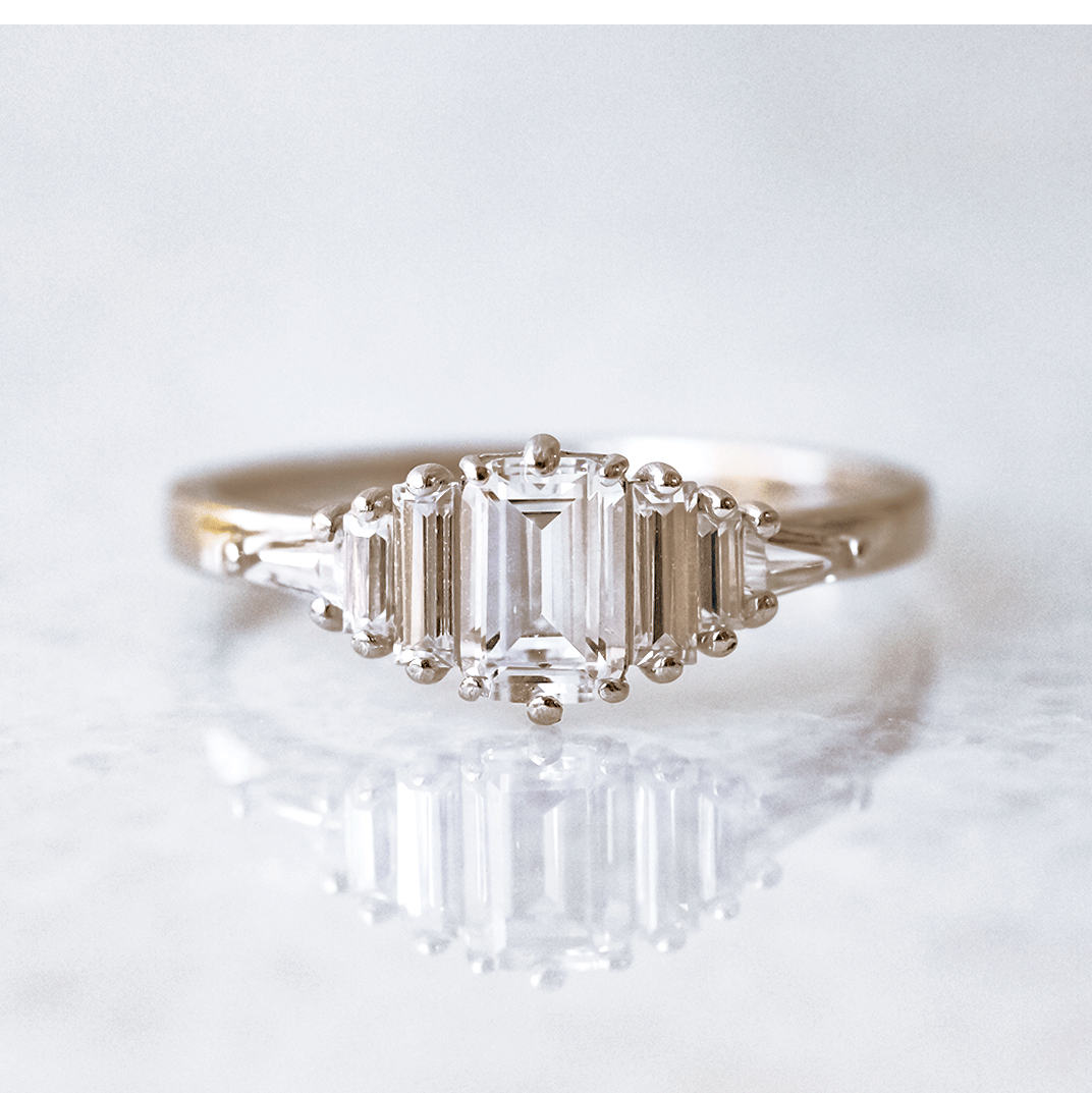 Harriet ~ Emerald Cut Ring