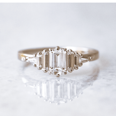 Harriet ~ Emerald Cut Ring