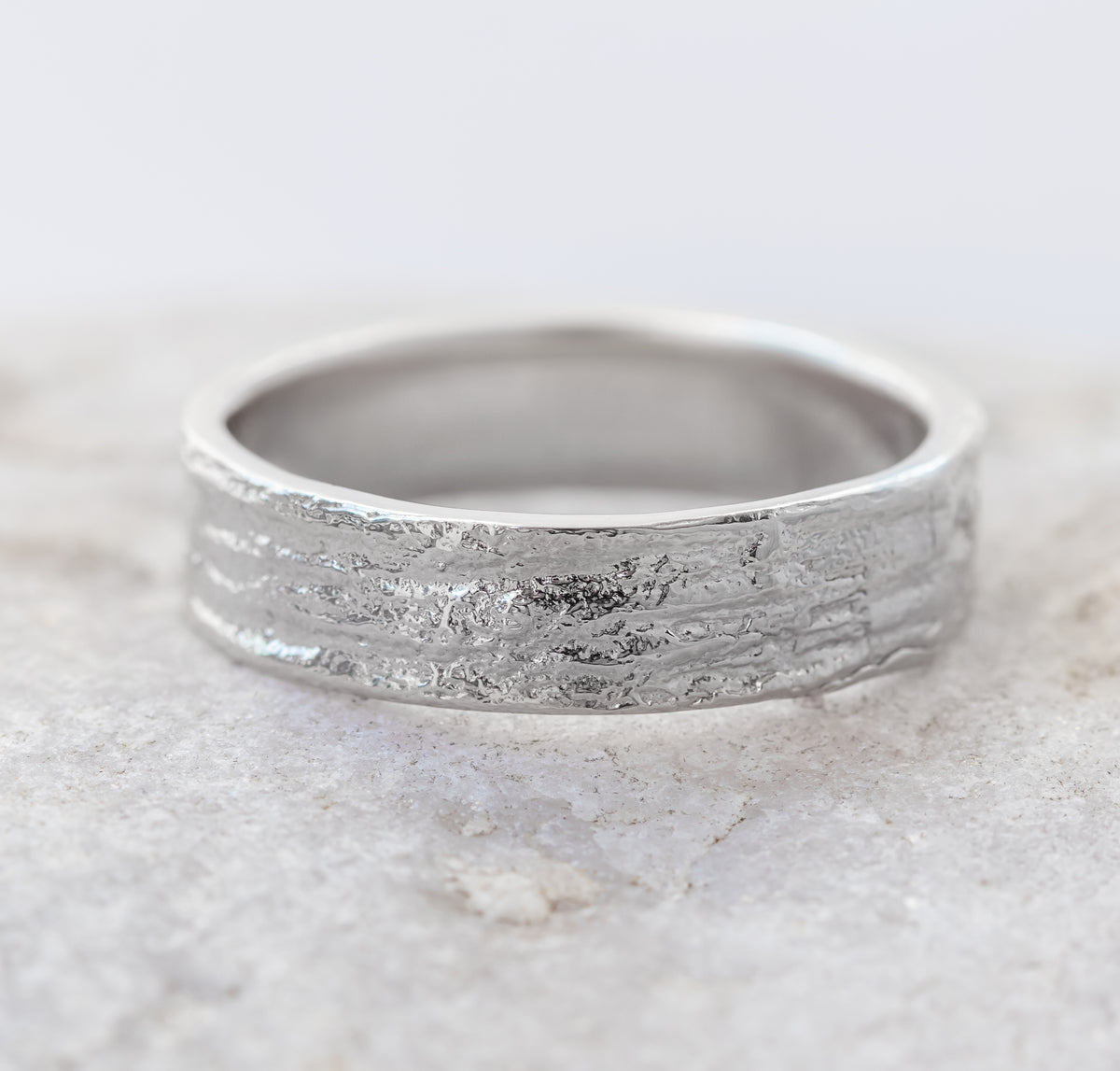 Arnold ~ Bark Textured Ring