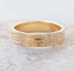 Arnold ~ Bark Textured Ring