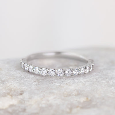 Avalon ~ Diamond Wedding Ring