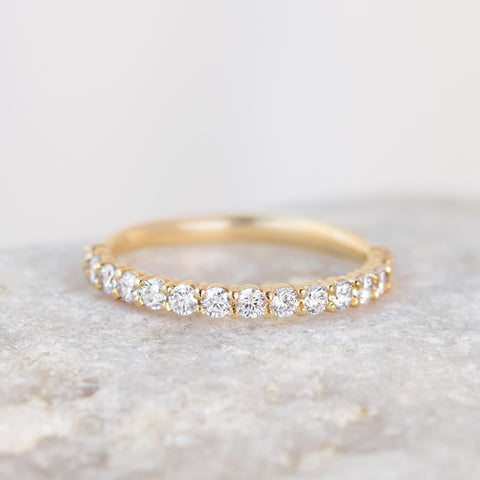 Avalon ~ Diamond Wedding Ring