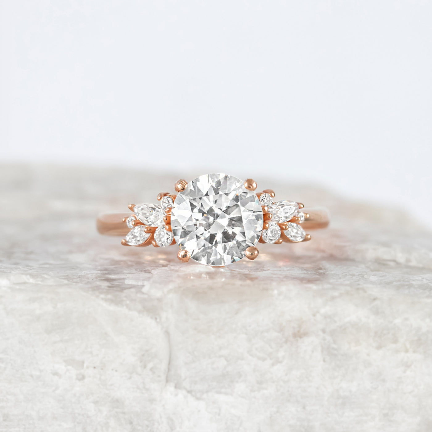 Blythe ~ Brilliant Cut Cluster Ring
