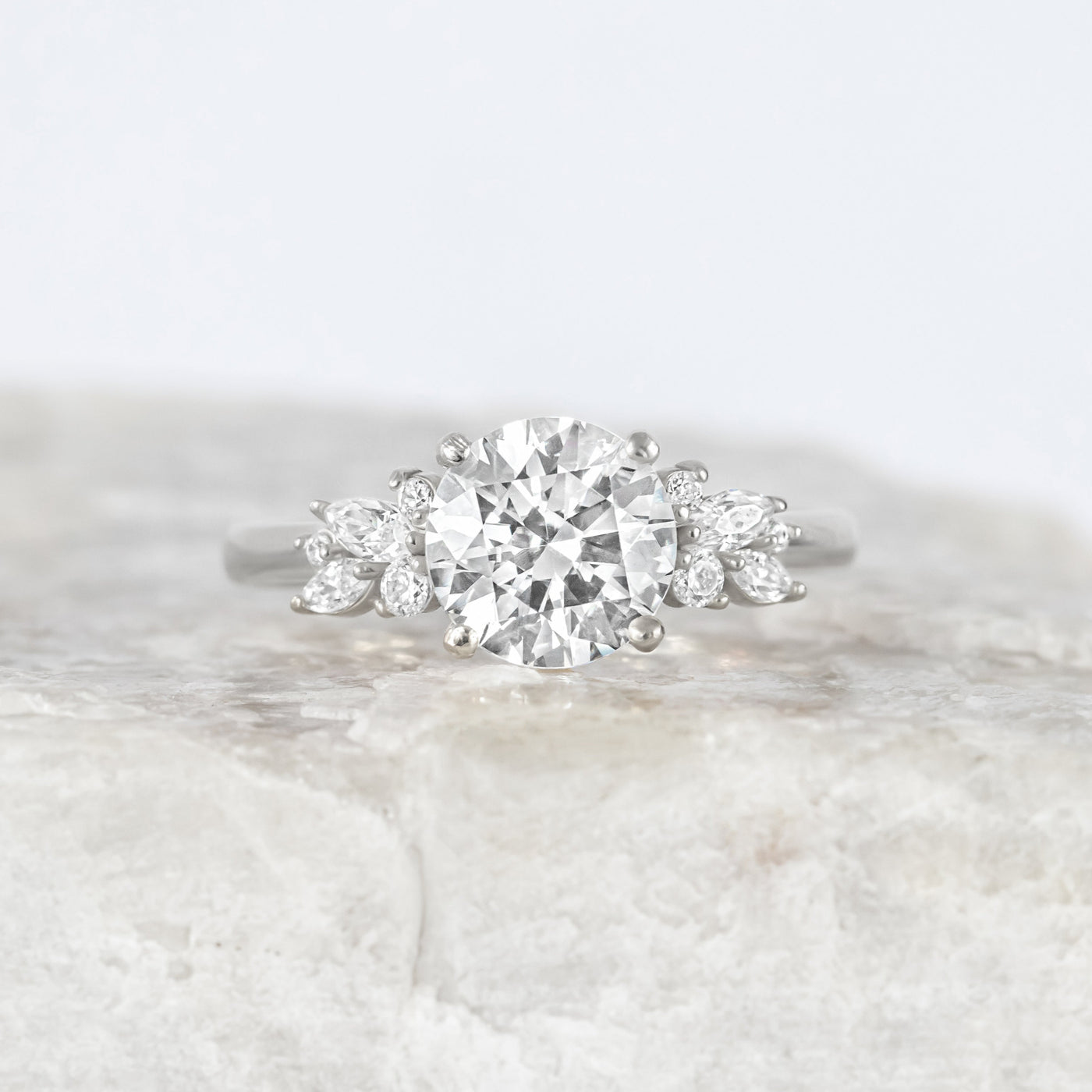 Blythe ~ Brilliant Cut Cluster Ring