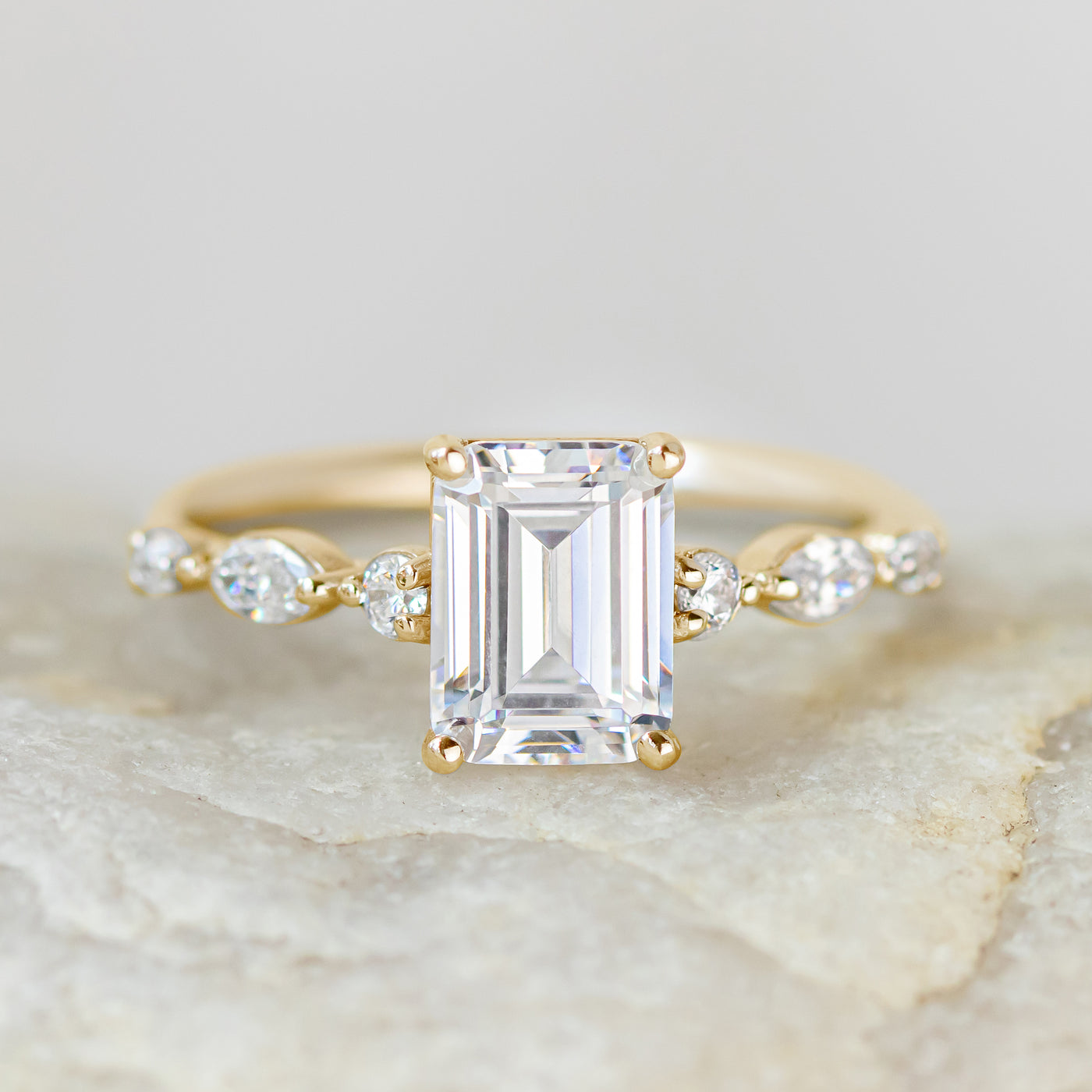 Coco ~ Emerald Cut Ring