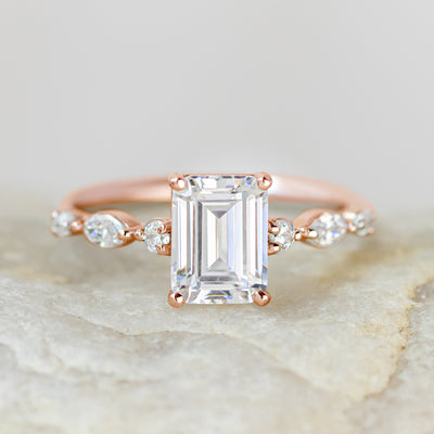 Coco ~ Emerald Cut Ring