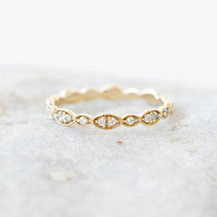 Flora ~ Eternity Diamond Ring