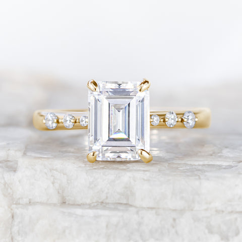 Rae ~ Side Stone Ring