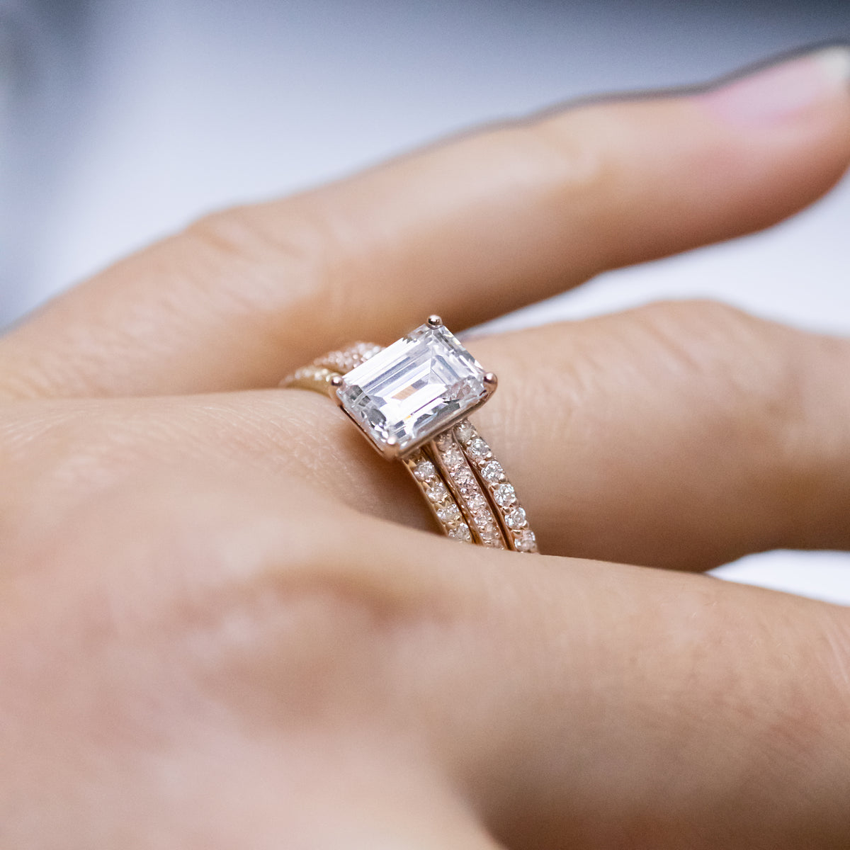Ella ~ Emerald Cut Ring