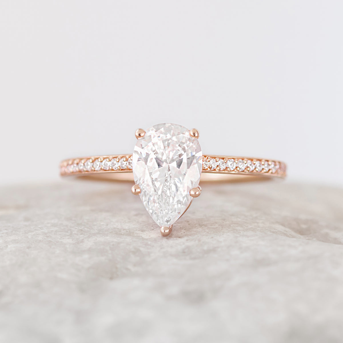 Elsie ~ Pear Cut Ring