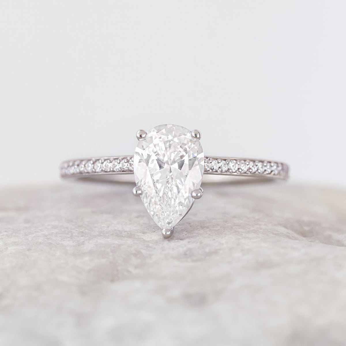Elsie ~ Pear Cut Ring
