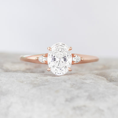 Lulu ~ Oval Engagement Ring