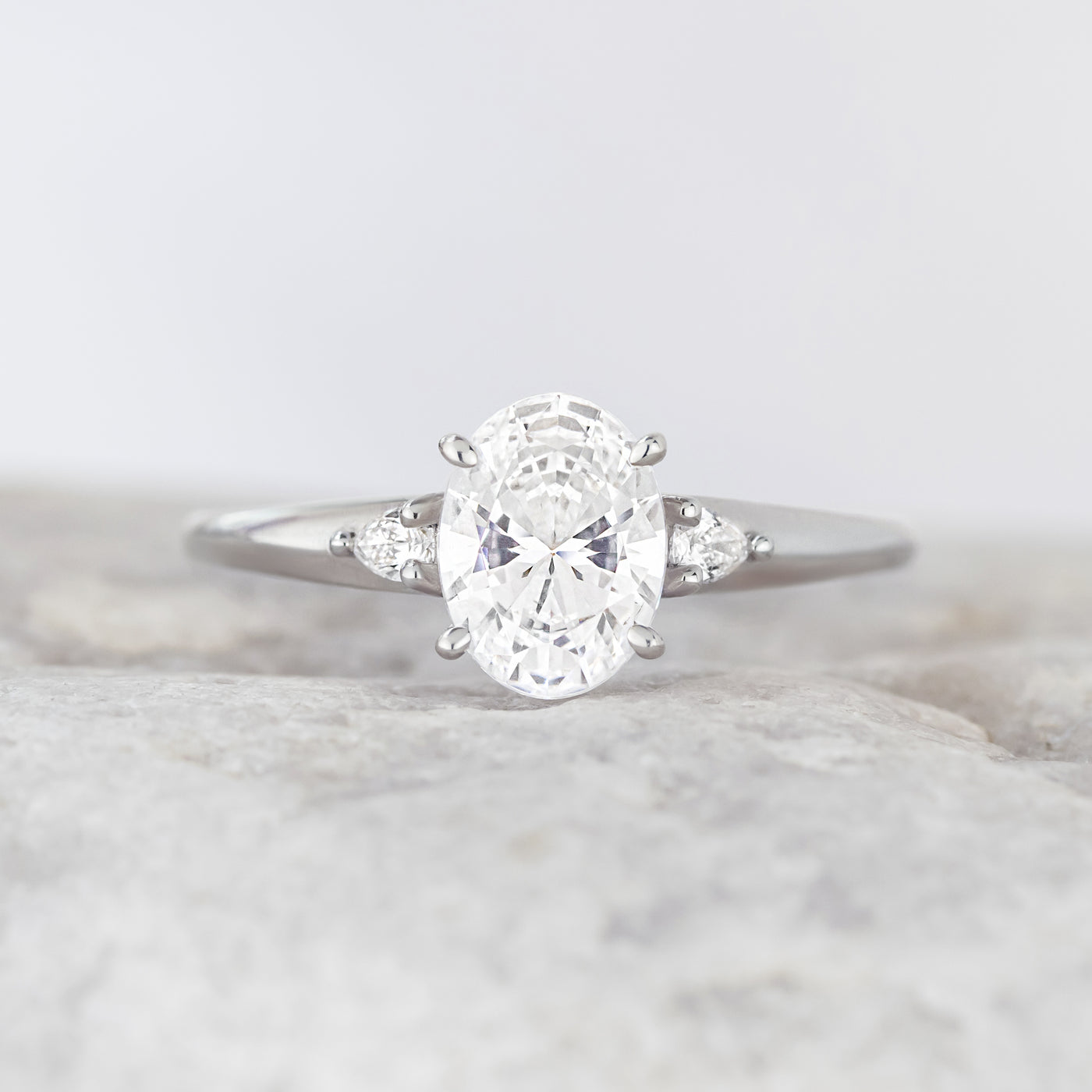 Lulu ~ Oval Engagement Ring