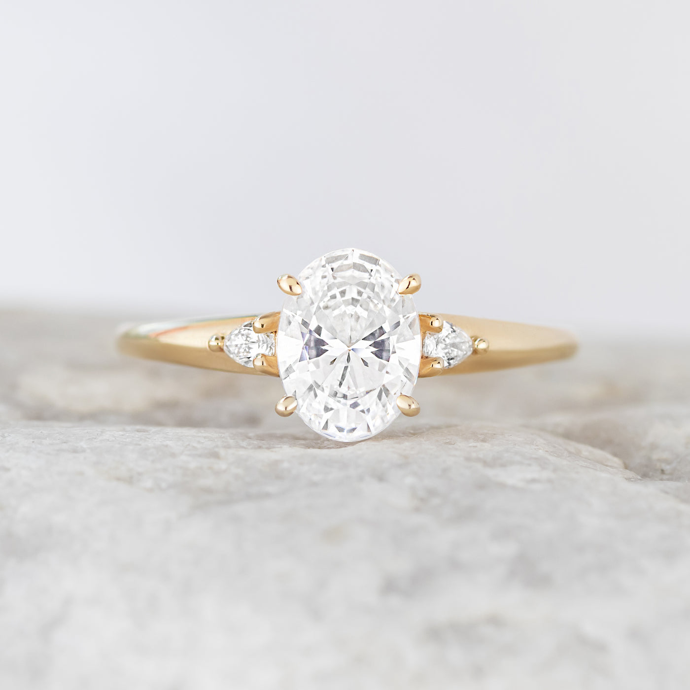 Lulu ~ Oval Engagement Ring