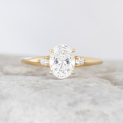 Lulu ~ Oval Engagement Ring