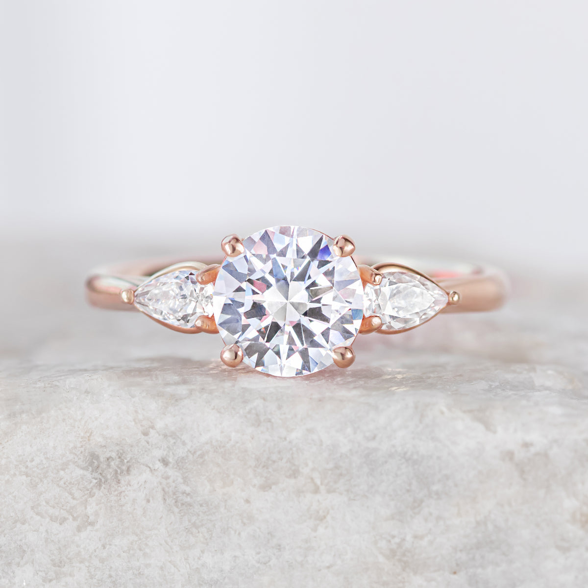 Mae ~ Three Stone Ring