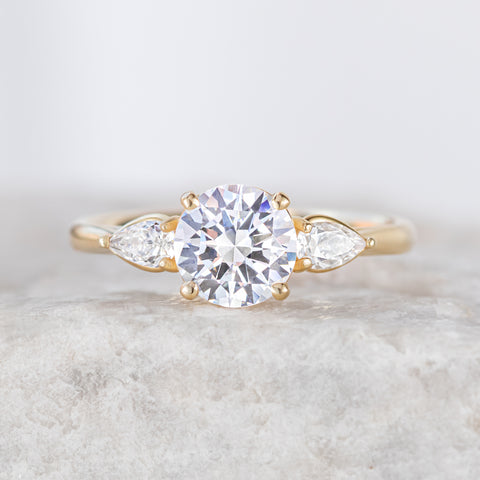 Mae ~ Three Stone Ring