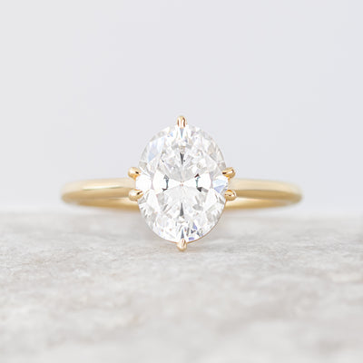 Odette ~ Oval Cut Solitaire Ring