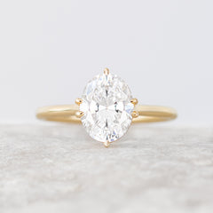 Odette ~ Oval Cut Solitaire Ring