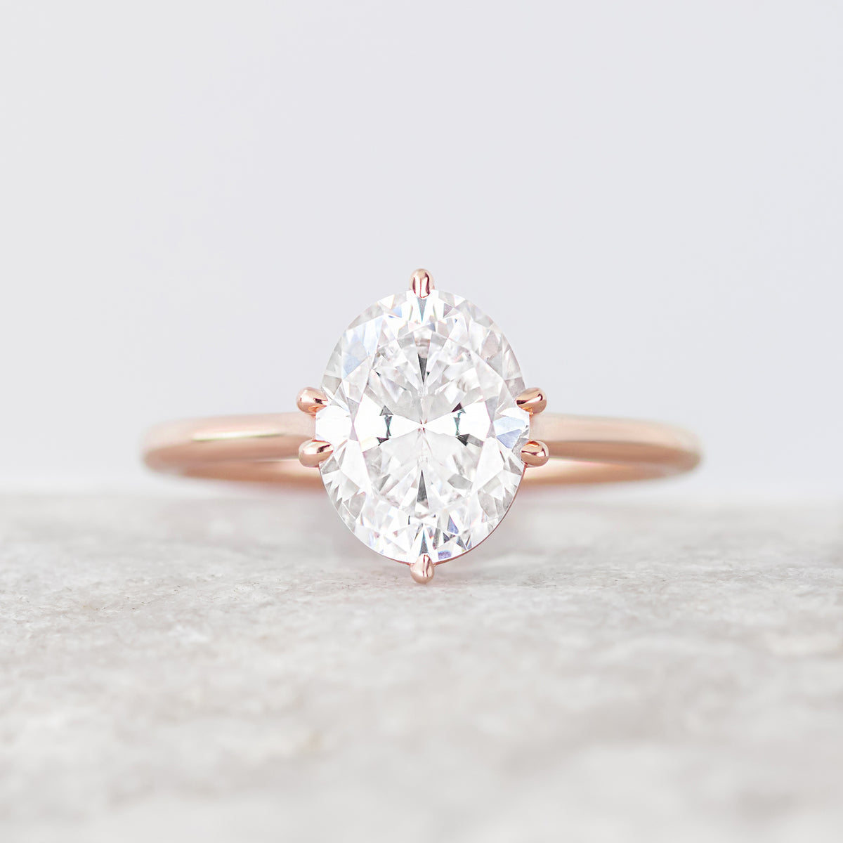 Odette ~ Oval Cut Solitaire Ring