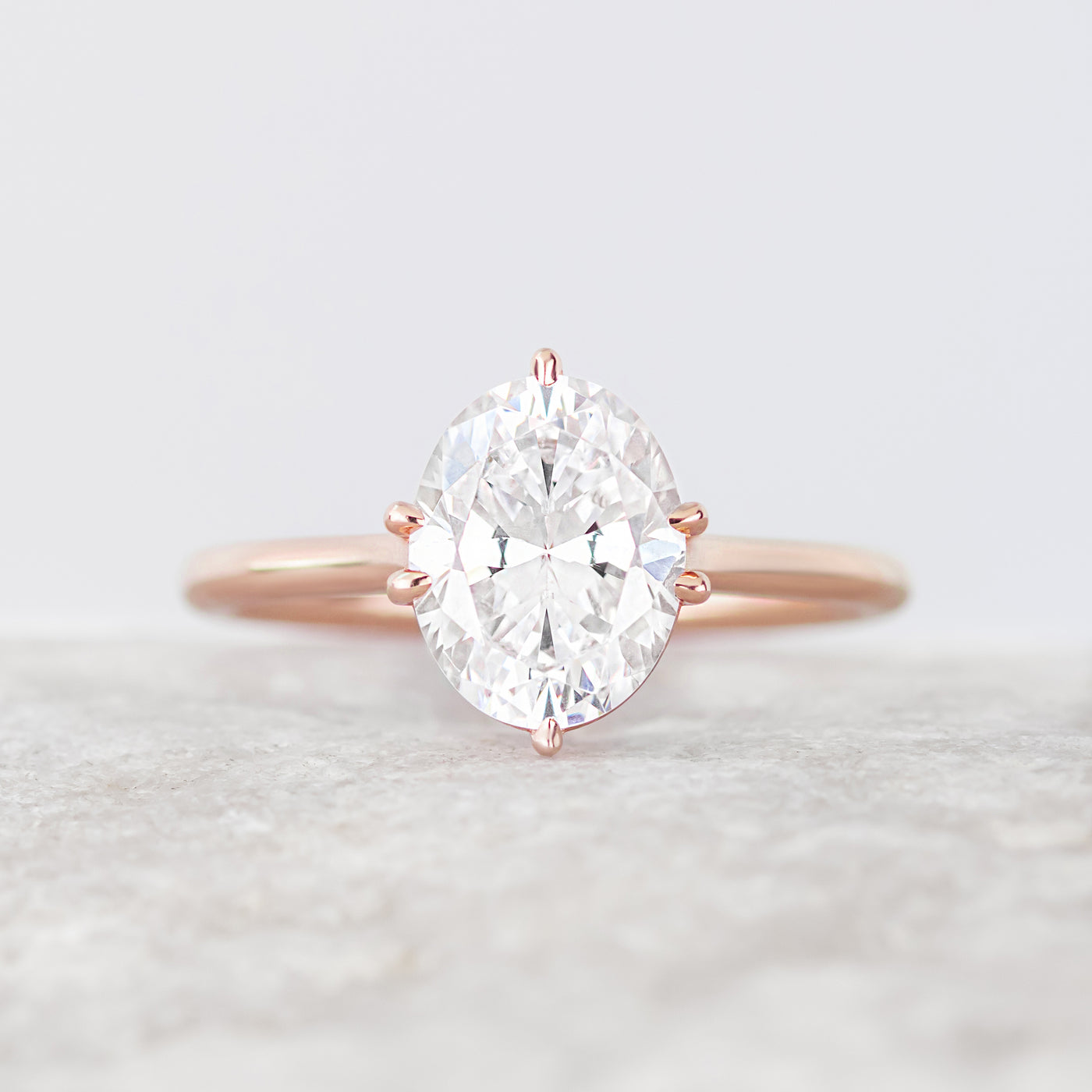 Odette ~ Oval Cut Solitaire Ring