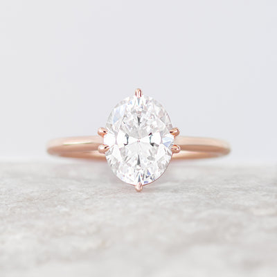 Odette ~ Oval Cut Solitaire Ring