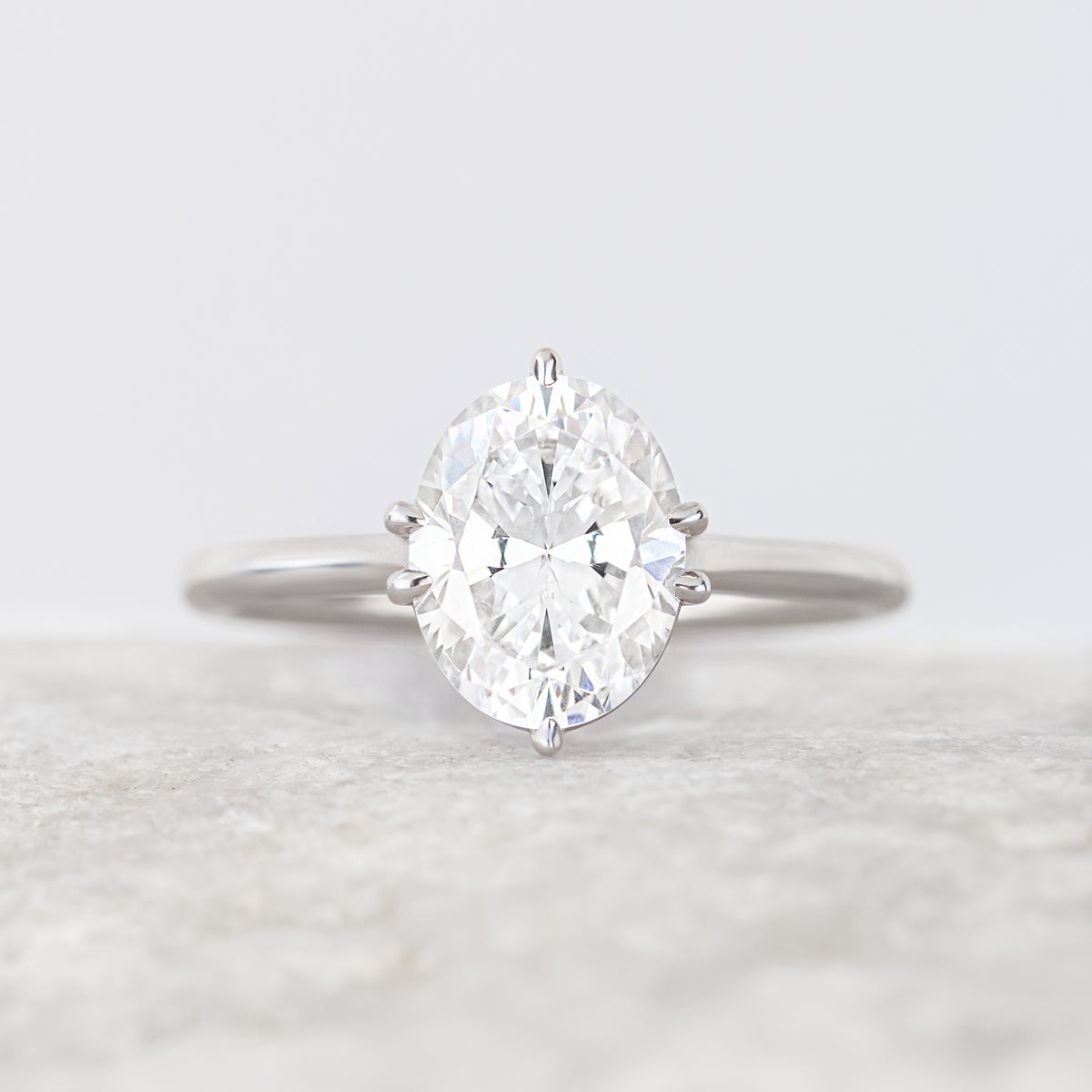 Odette ~ Oval Cut Solitaire Ring