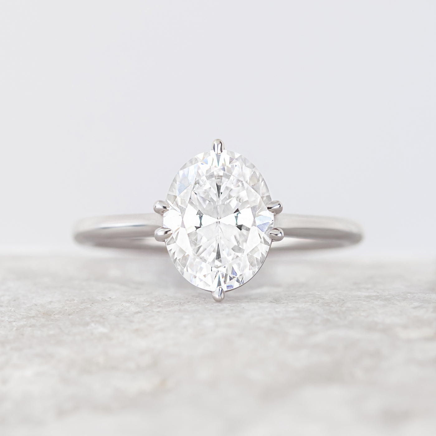 Odette ~ Oval Cut Solitaire Ring