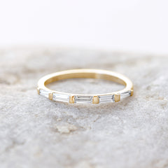 Violet ~ Diamond Baguette Ring
