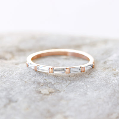 Violet ~ Diamond Baguette Ring