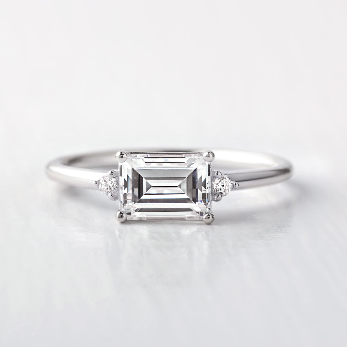 August ~ Emerald Cut Ring