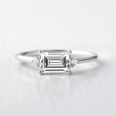 August ~ Emerald Cut Ring