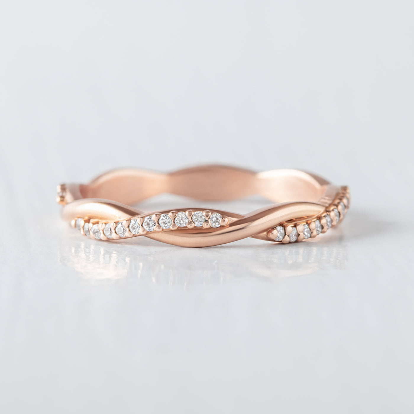 Briar ~ Diamond Wedding Band