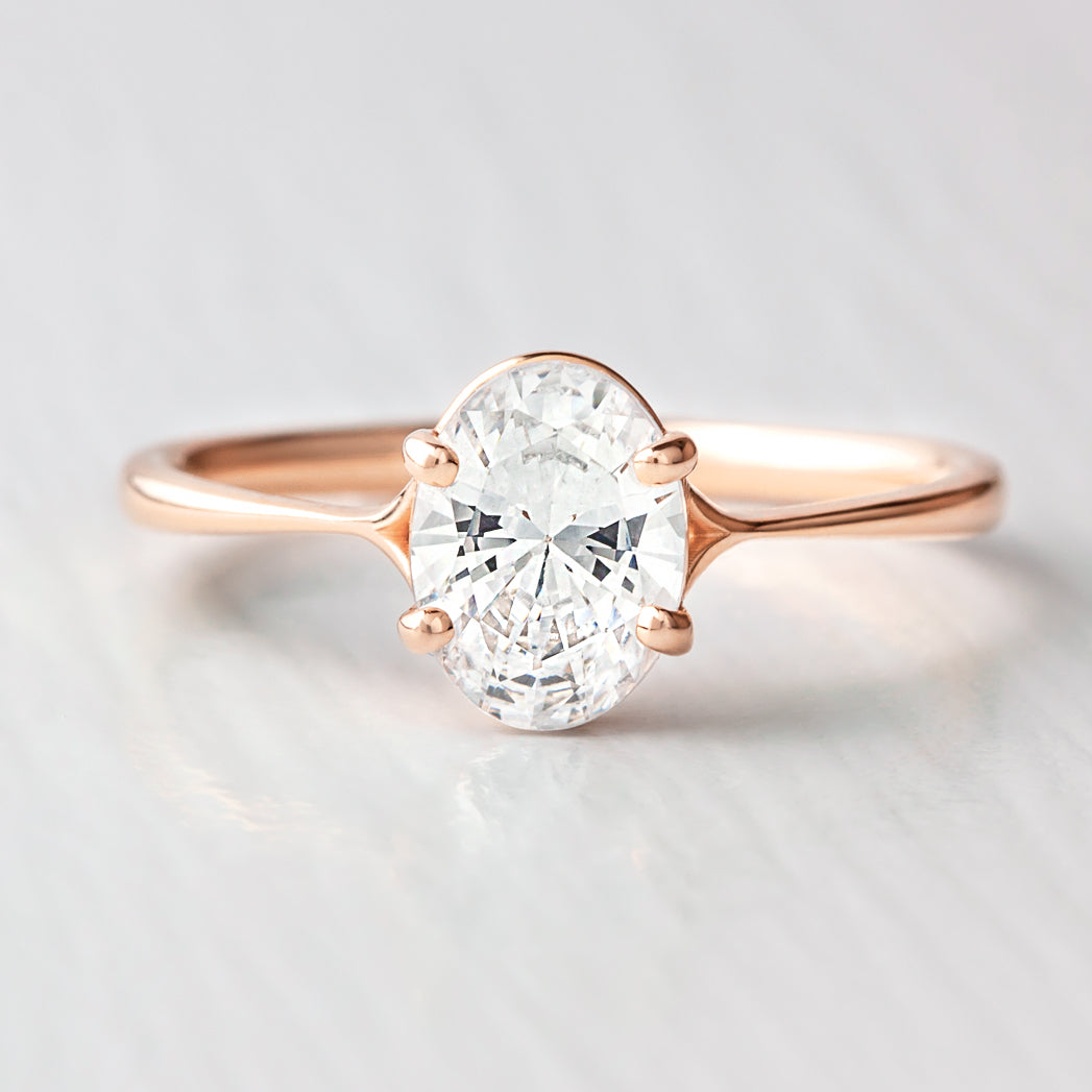 Clementine Oval Cut Engagement Ring | Laura Preshong – Laura