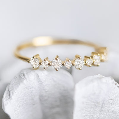 Avery ~ Diamond Wedding Band