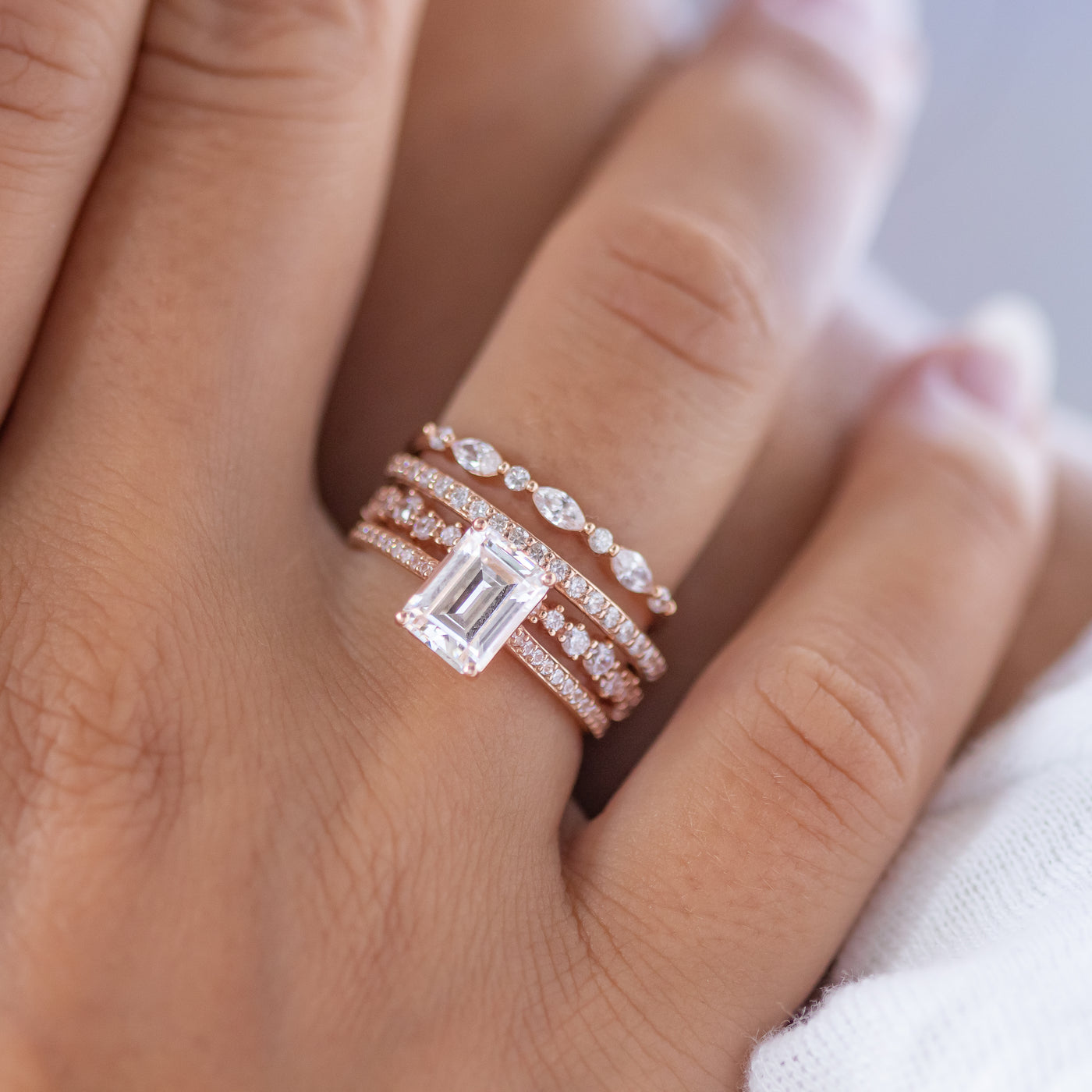 Ella ~ Emerald Cut Ring