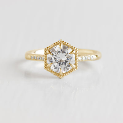 Leila ~ Hexagon Ring