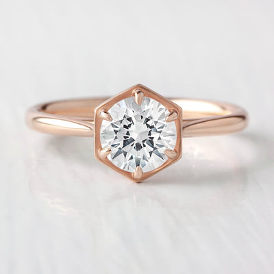 Loie ~ Hexagon Ring