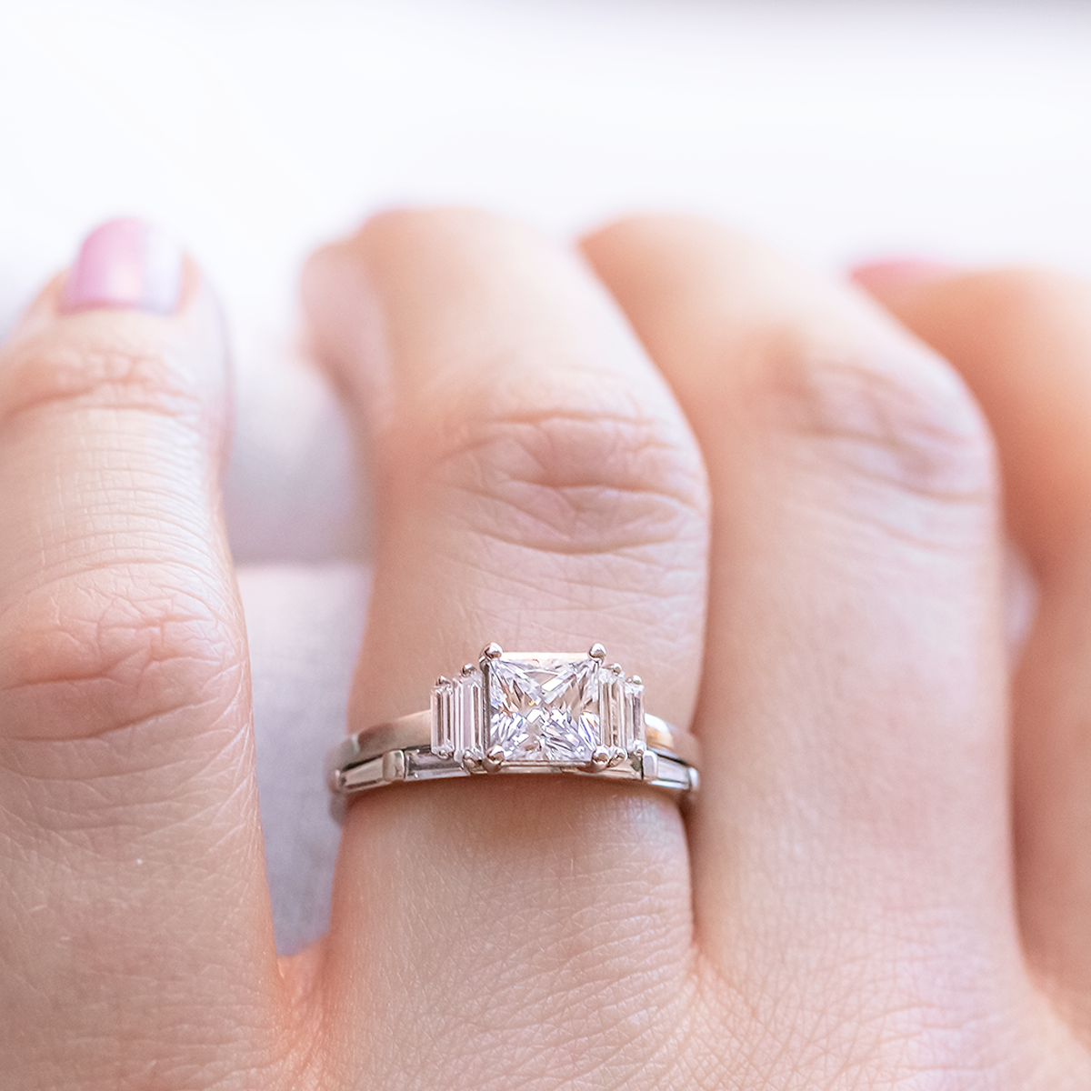 Kinsley ~ Baguette Diamond Ring