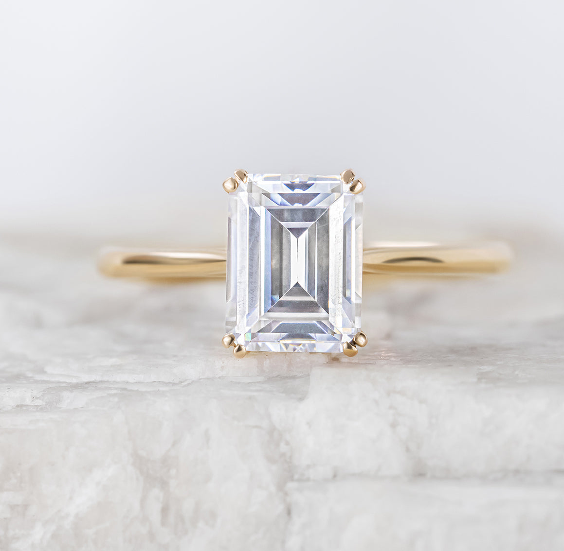 Harlan ~ Emerald Cut Ring