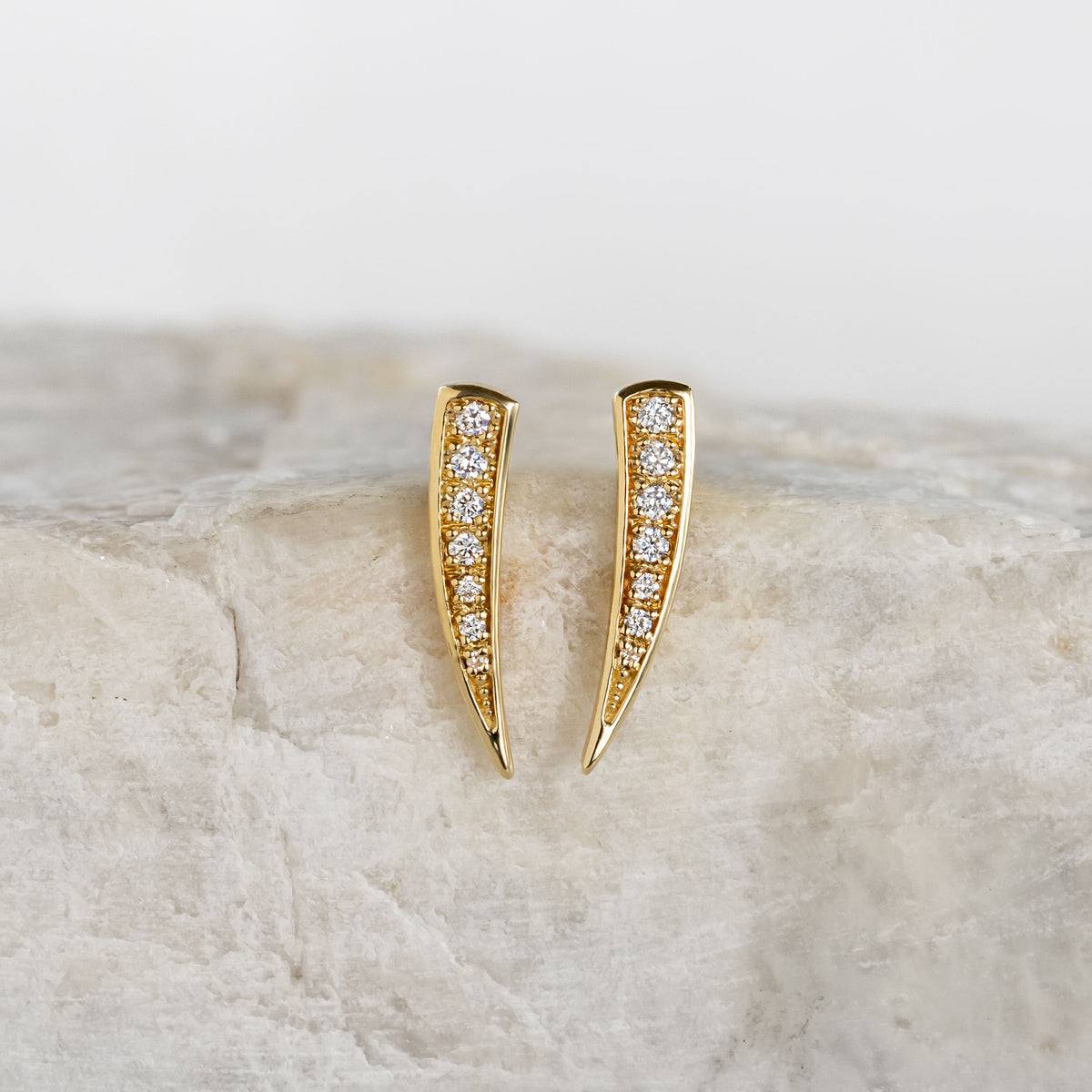 Talon Diamond Earrings ~ Ready to Ship