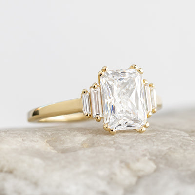 Kinsley ~ Emerald Cut Ring