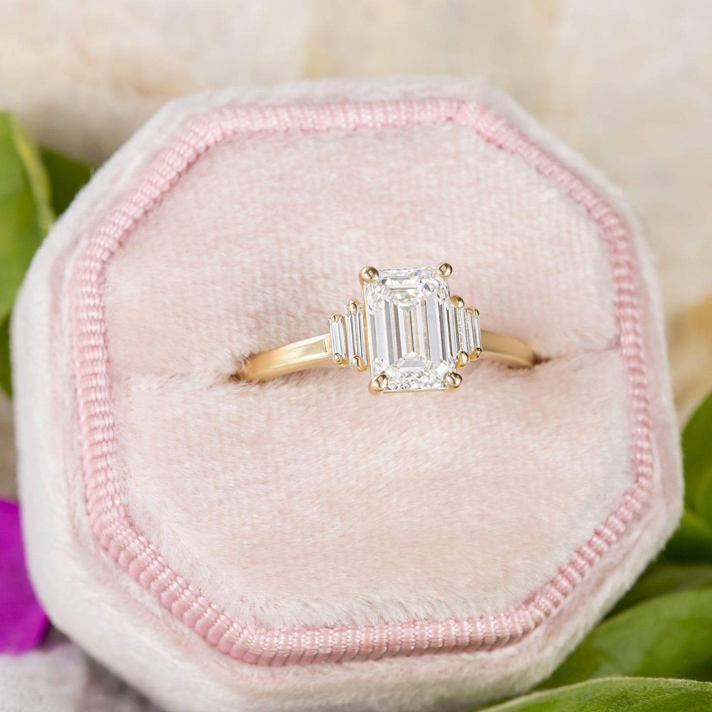 Kinsley ~ Emerald Cut Ring