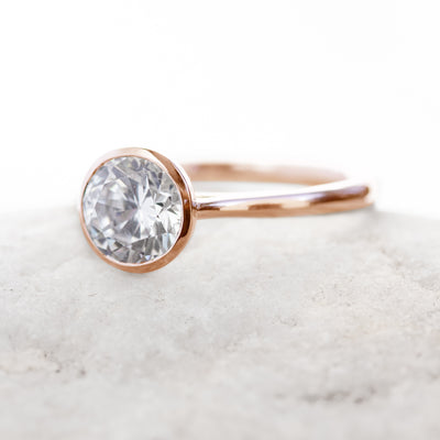Betsy ~ Brilliant Cut Bezel Ring