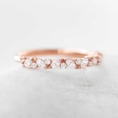 Haley ~ Diamond Wedding Band