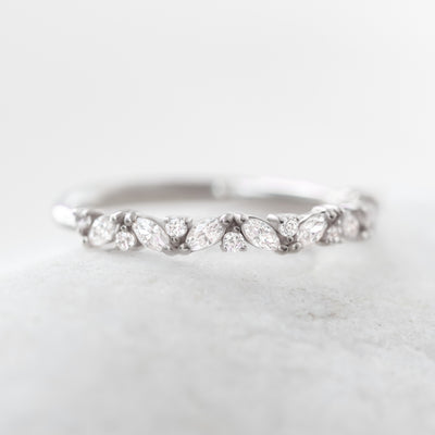 Haley ~ Diamond Wedding Band