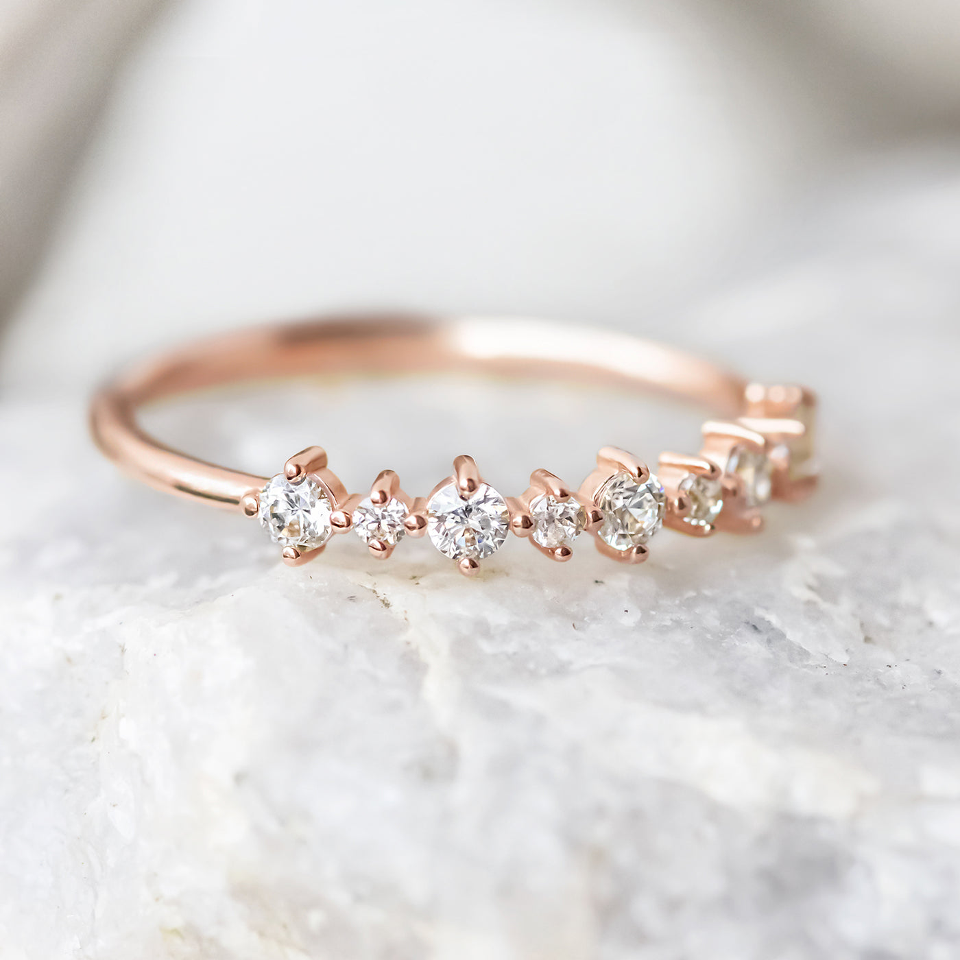 Avery ~ Diamond Wedding Band